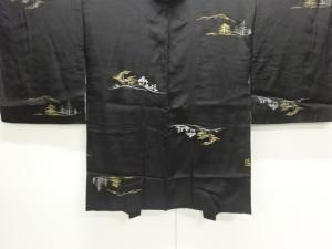 樹木模様織出し絵羽織